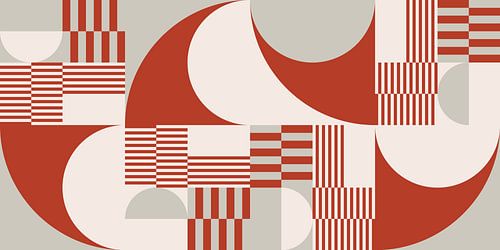 La sérénité en mouvement : Cercles et rayures no. 8
