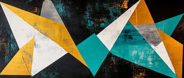 Geometrische Harmonie – Farbspiel von Poster Art Shop