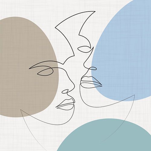 Dessin au trait des visages