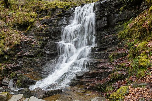 Kleiner Wasserfall in Schottland von Sylvia Photography
