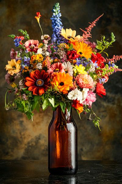 Colourful bouquet by Poster Art Shop