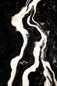 Abstracte alchemie - Midnight Marble III