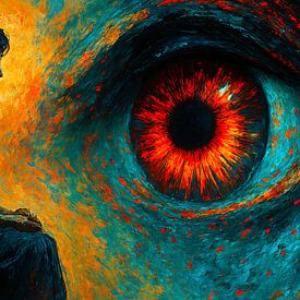 In the face of loneliness by A.D. Digital ART