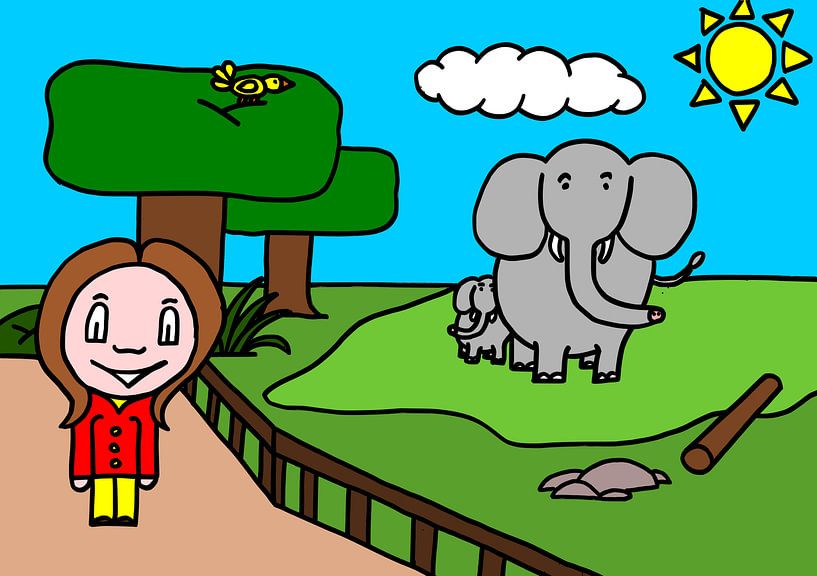 SUZ - zum Zoo (Elefant) von AG Van den bor