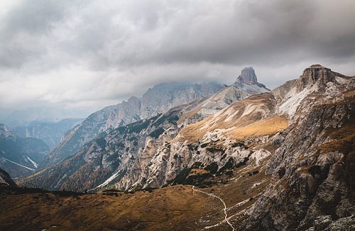 Tre Cime di Levaredo, Dolomites sur M. Cornu
