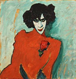 Portrait du danseur Aleksandr Sakharov, Alexej von Jawlensky