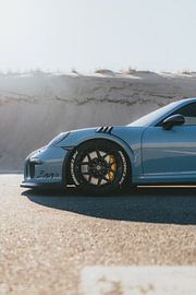 Porsche GT3 RS on the Maasvlakte by Sebastiaan van 't Hoog