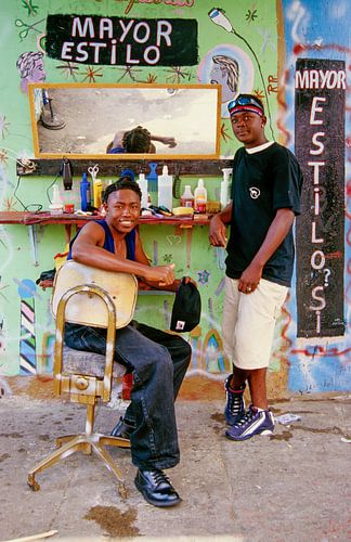 Caribbean Hairdresser - Analogue photography!