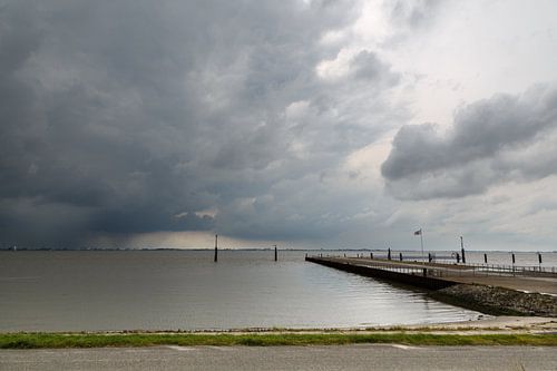 Storm wolken aan de Dollard