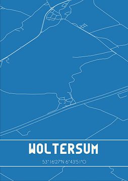 Blueprint | Map | Woltersum (Groningen) by Rezona