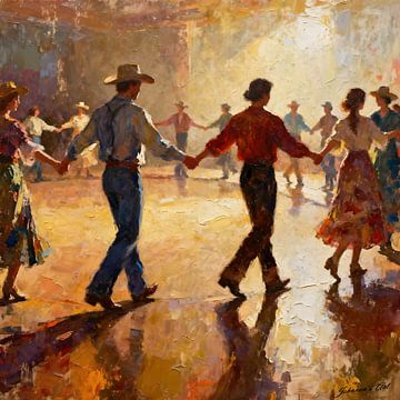 Dancing Under the Stars van Johannas Art Creations