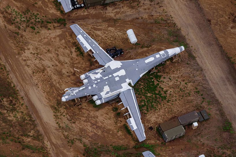 Rockwell B-1 Lancer in opslag bij 309th AMARG. van Jaap van den Berg