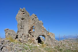 Les ruines de Cirella en Calabre sur Tomherkules