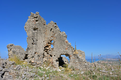 The ruins of Cirella in Calabria