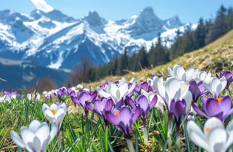 Zomerweide in de Dolomieten van fernlichtsicht