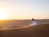 Man in the Wahiba desert, Oman by Teun Janssen thumbnail