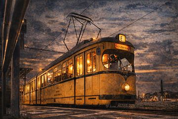Oude tram in Düsseldorf