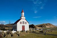 Church in the Icelandic landscape