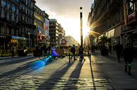 Sonnenschein auf der Avenue Anspach in Brüssel. von Scarlett van Kakerken Miniaturansicht