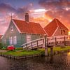 Zaanse Schans Panorama von Dennis Donders