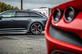 Audi RS6 Avant and Ferrari F8 Tributo by Bas Fransen