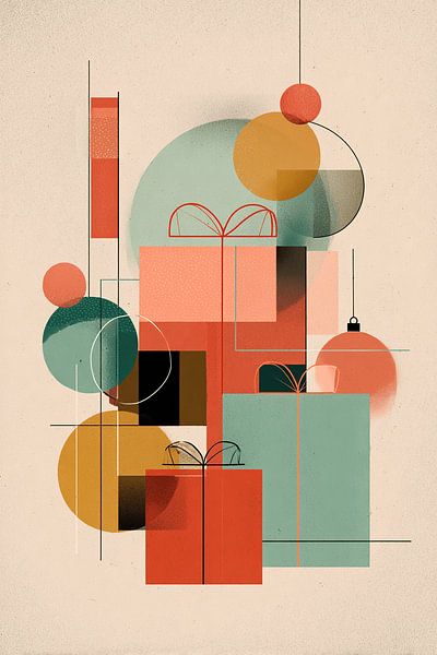 Cadeaux de Noël géométriques par Mosaic Dialogue