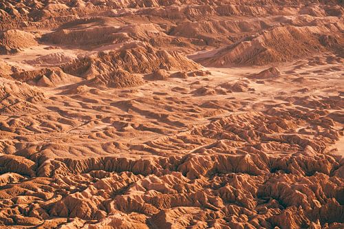 Zonsondergang in de Valle de la Luna in Chili