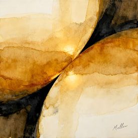 Embrace of Light and Connection by Mellow Art