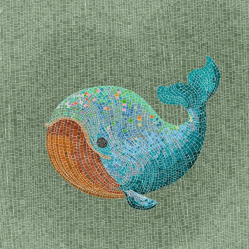 Walvis mozaïek