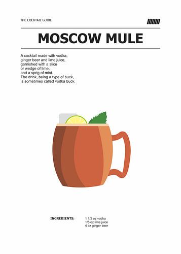 cocktail van moscow mule