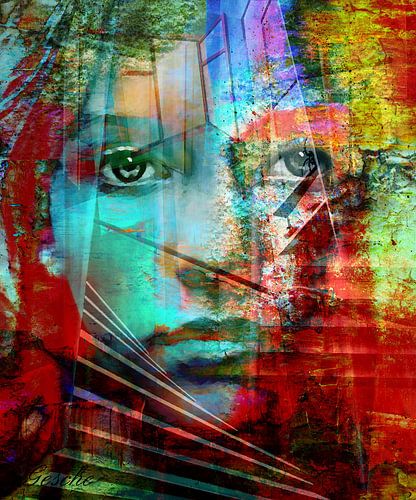 The woman in the stairwell