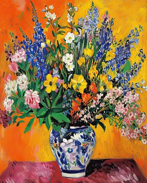 Bloemen Schilderij van De Mooiste Kunst
