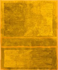 Gelb auf Gelb, abstrakt von Rietje Bulthuis