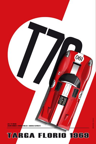 Lola T70 Scuderia Fillipinetti, Targa Florio 1969 von Theodor Decker