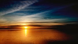The beauty of the Wadden Sea is certainly beautiful at sunset