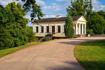 Romeins huis - Weimar, park aan de rivier de Ilm van Mixed media vector arts