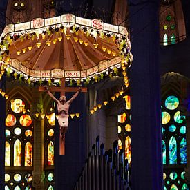 Jésus dans la Sagrada Famillia sur Giovanni de Deugd