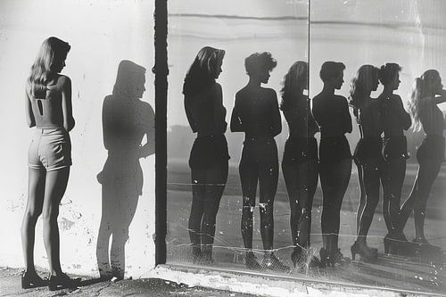 Femme dans le miroir