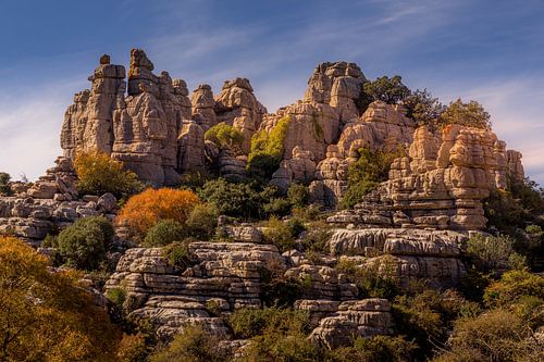 Torcal de Antequera, formations rocheuses extraordinaires, Espagne.