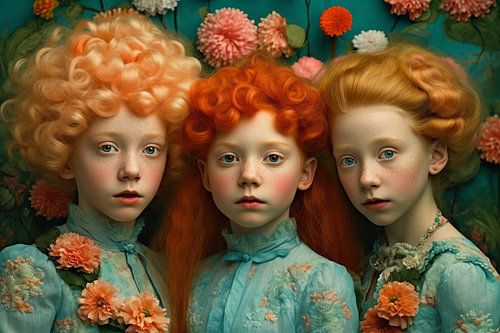 Portret "Me and my friends"