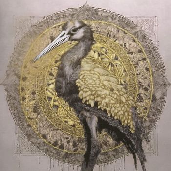 Mandala Gouden Vogel