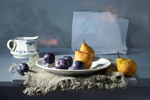 Nature morte "Prune et poire". sur Willy Sengers