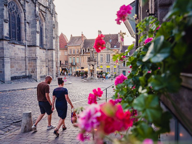 Marcher à Autun (4:3) par Lolke Bergsma