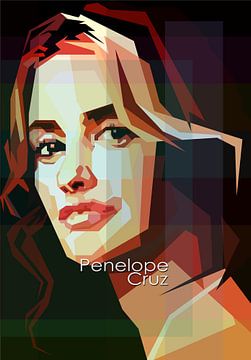 Pop Art Penelope Cruz van Fariza Abdurrazaq