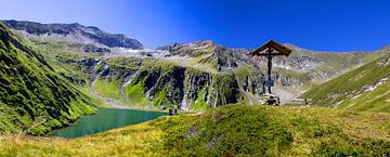 Panorama sur le lac Seebach sur Christa Kramer