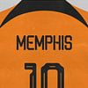 Maillot de l'équipe nationale néerlandaise pour la Coupe du Monde - Memphis Depay sur MDRN HOME