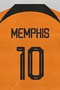 Dutch National Team World Cup Shirt - Memphis Depay by MDRN HOME thumbnail