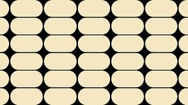 Skandinavische Retro Formen Abstraktion von Mad Dog Art