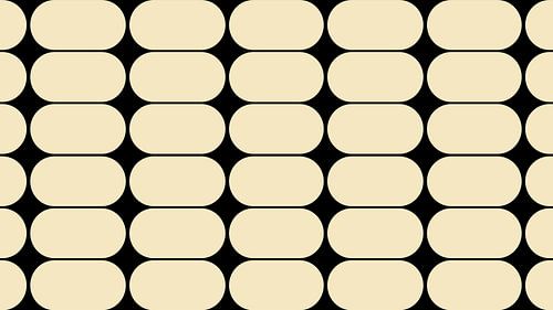 Scandinavische retro vormen Abstractie