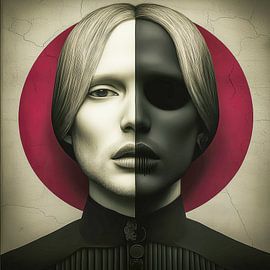 Het dichotome zelf van Klaus Tesching - Art-AI